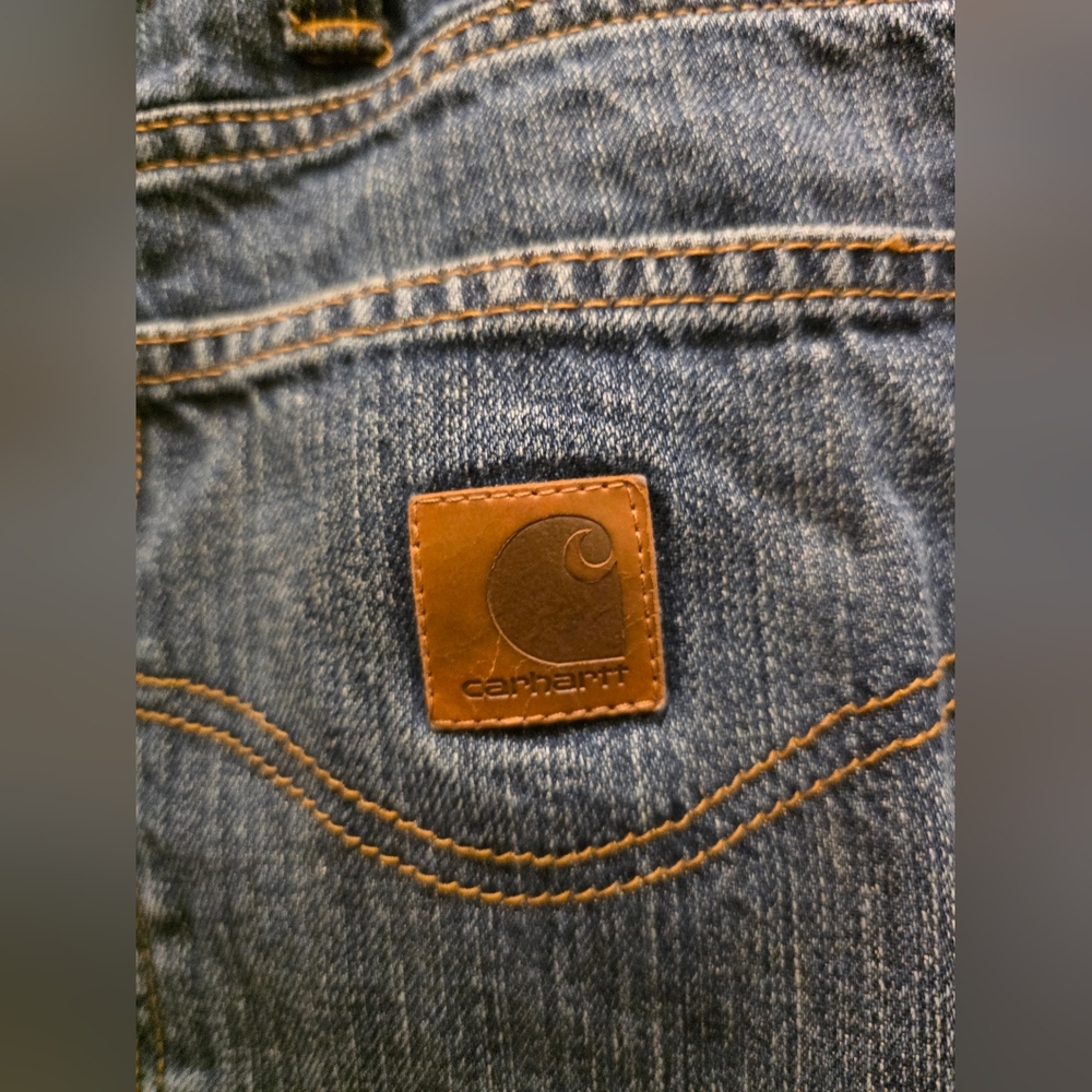 Carhartt Men's Relaxed-Fit Tipton Jean- Size 38x32- NWOT 💙 - Picture 6 of 7